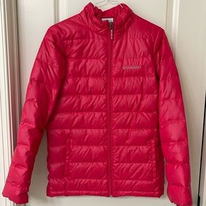 Columbia pink down puffer jacket size L (girls)